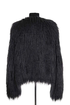 Manteau Zadig & Voltaire Freddie Anthracite en Fausse fourrure