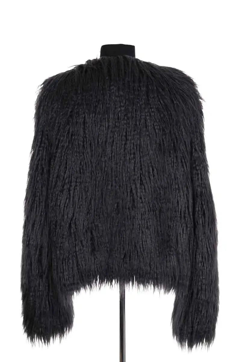 Manteau Zadig & Voltaire Freddie Anthracite en Fausse fourrure