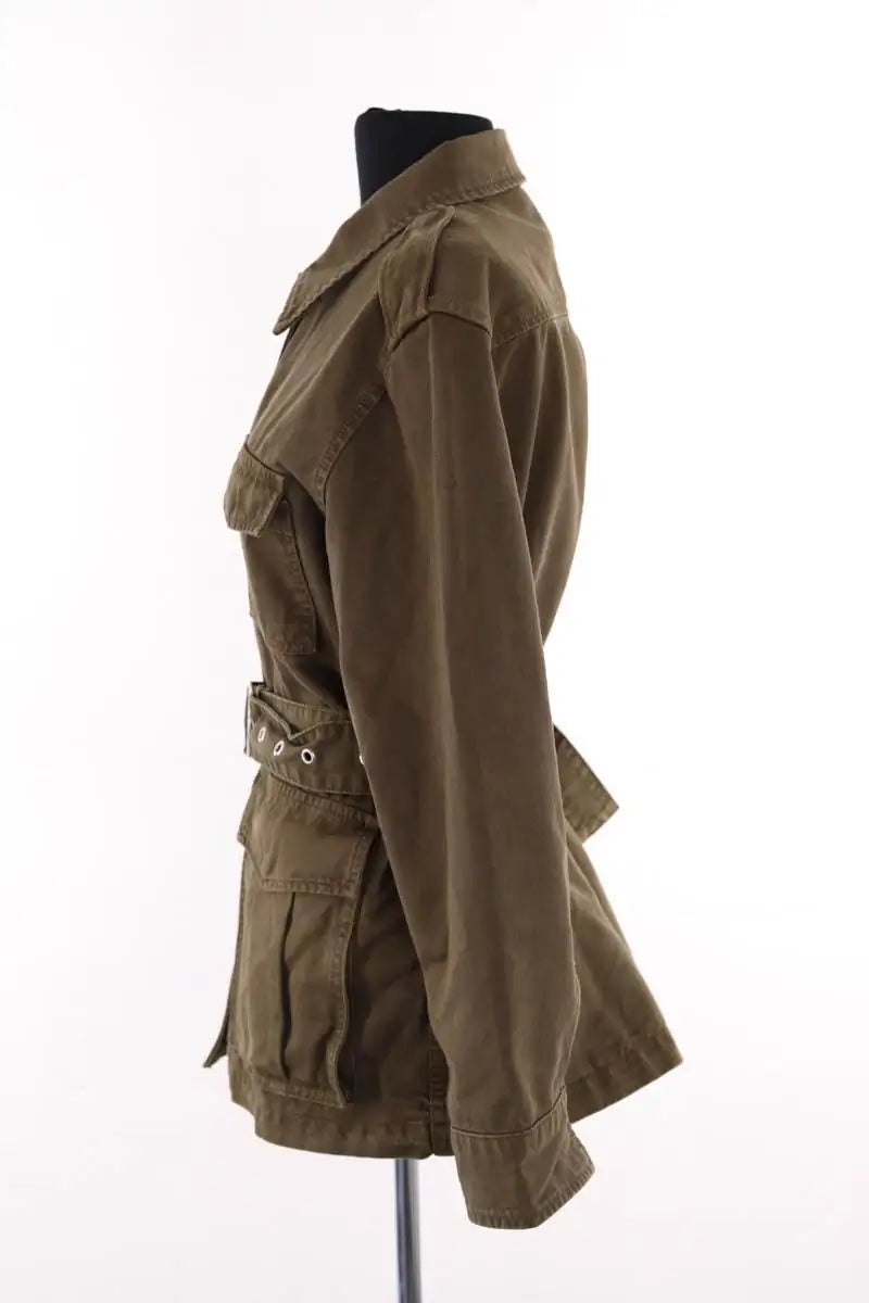 Veste The Kooples Kaki en Coton