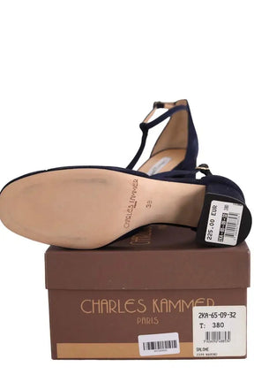 Talons Charles Kammer Bleu en Daim
