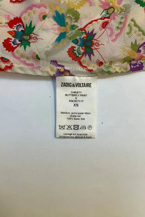 Top sans manche Zadig & Voltaire Ecru en Soie