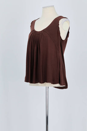 Top sans manche Maje  Marron