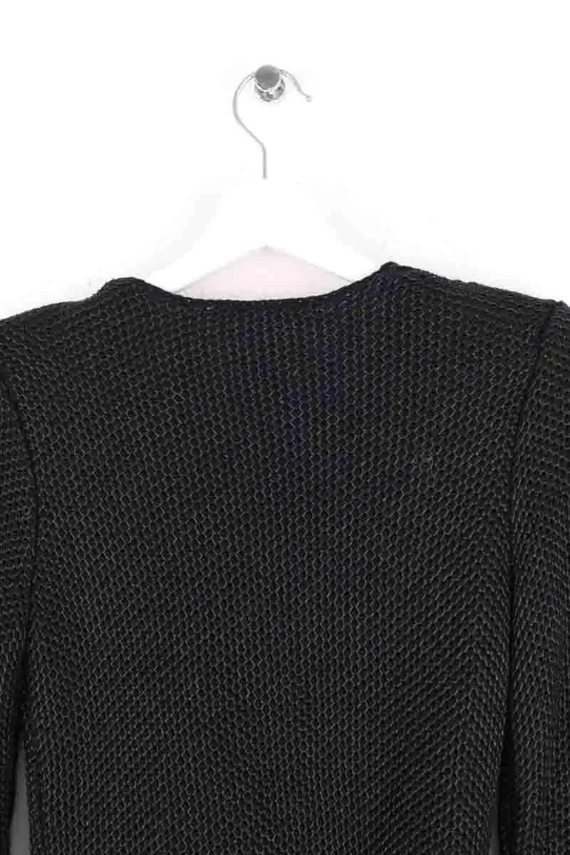 Gilet Maje Noir en Coton