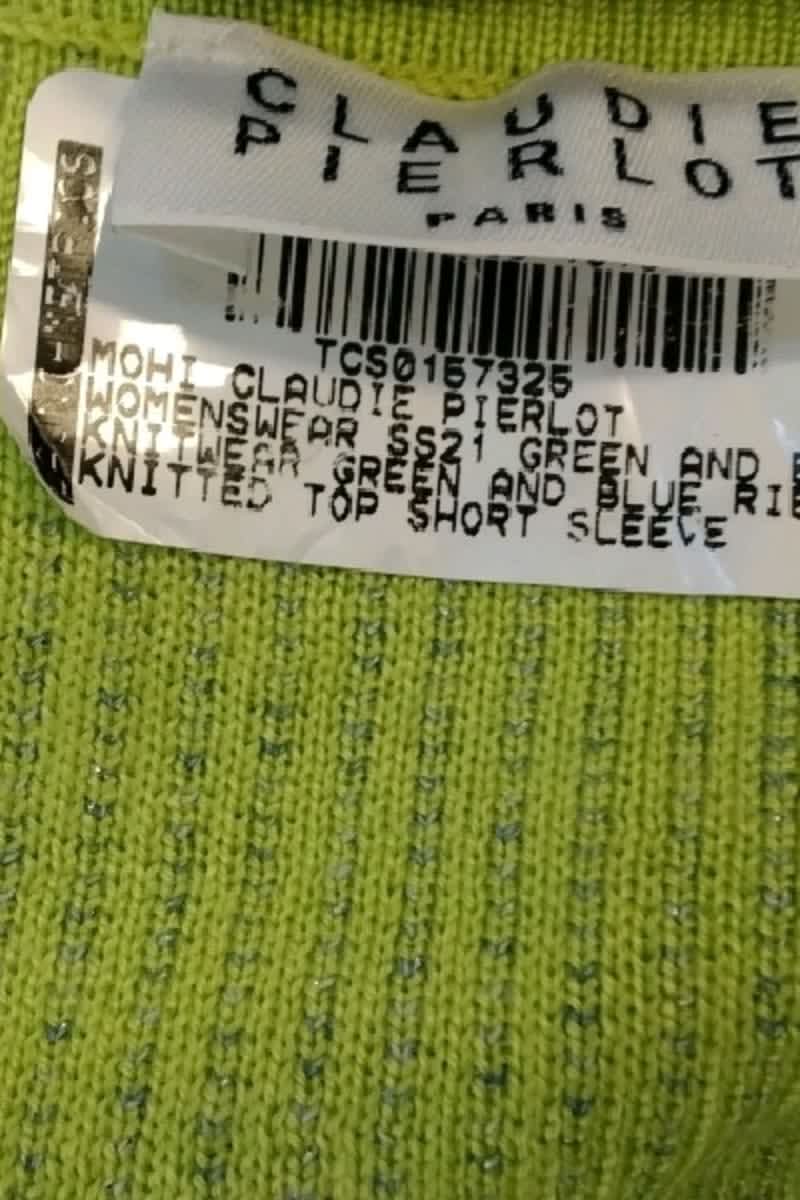 T-shirt Claudie Pierlot  Vert