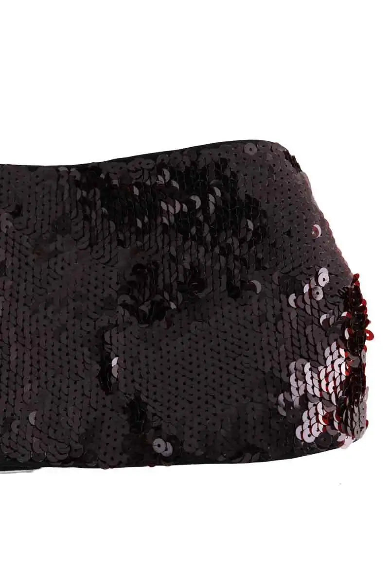 Top sans manche Louis Vuitton Marron en Paillettes