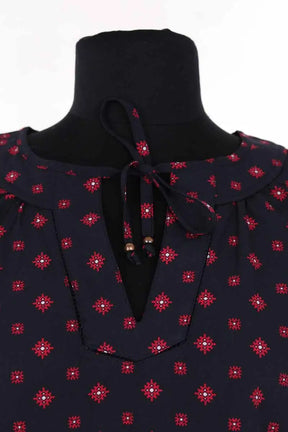 Blouse Tommy Hilfiger Marine en Synthétique