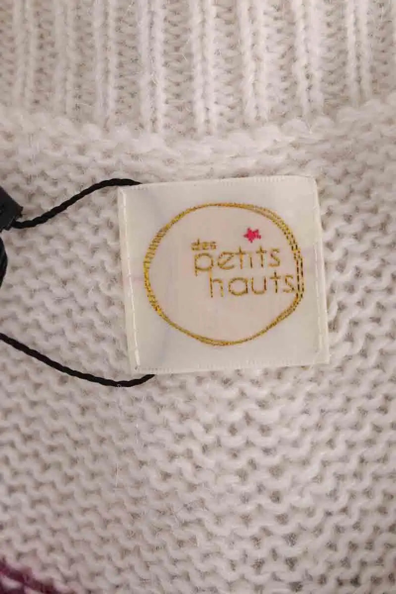 Pull Des Petits Hauts Blanc en Laine