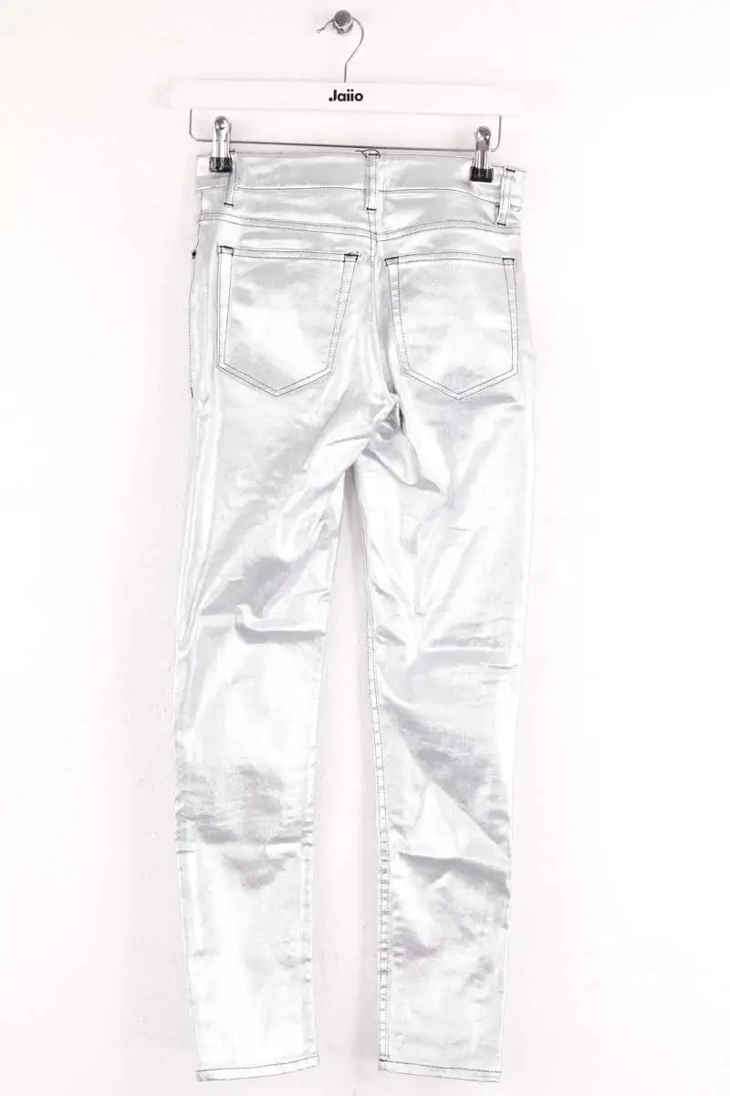 Pantalon The Kooples Argent en Coton