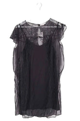 Robe Maje Noir en Synthétique, taille S - Seconde Main