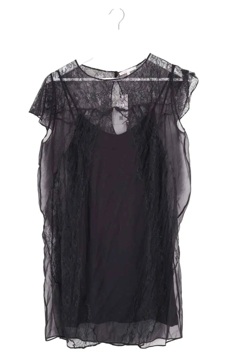 Robe Maje Noir en Synthétique, taille S - Seconde Main