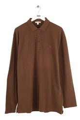 Polo Burberry Marron en Coton, taille XXL - Seconde Main