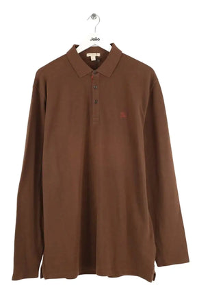 Polo Burberry Marron en Coton, taille XXL - Seconde Main