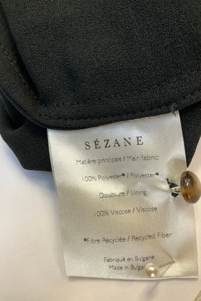 Robe Sézane Noir en Viscose