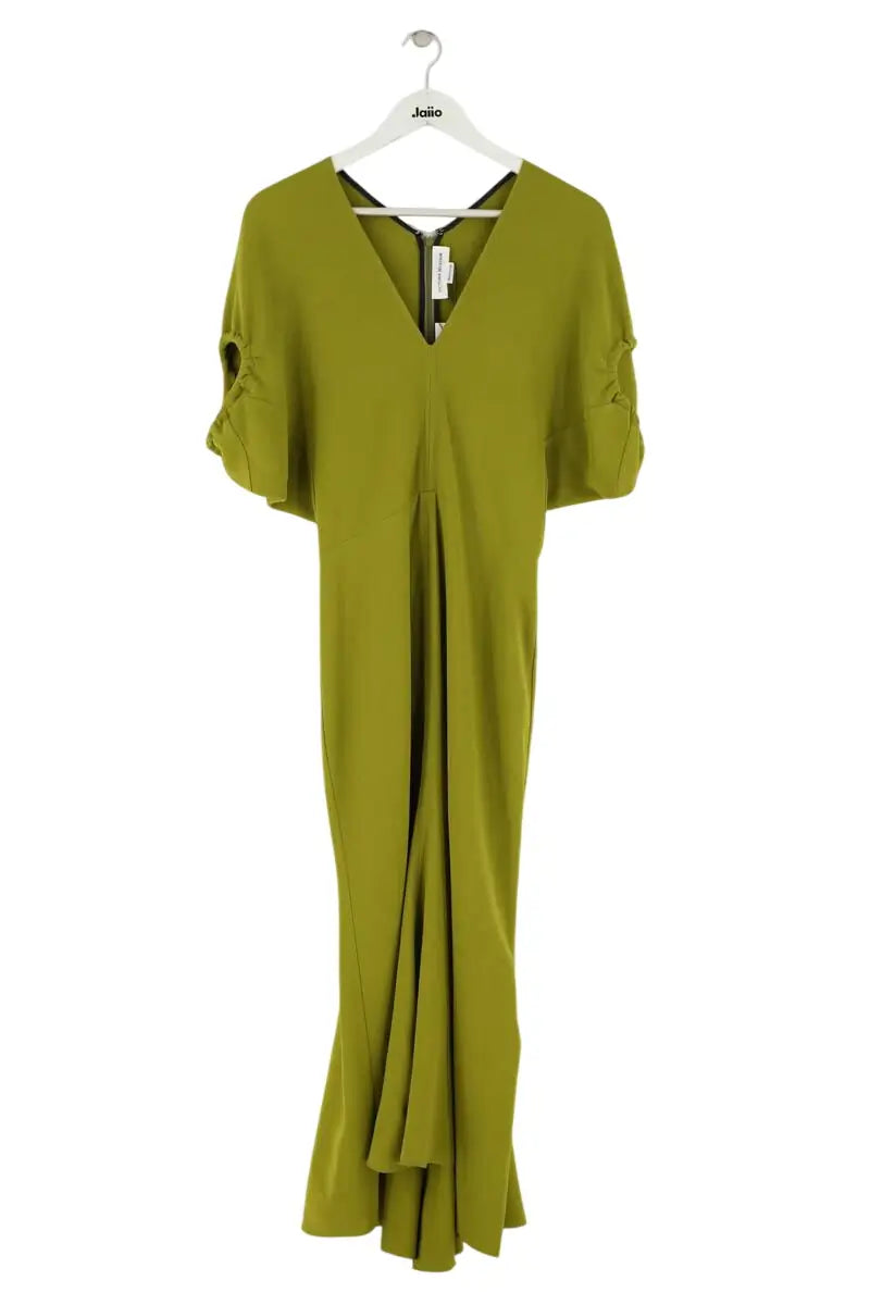Robe Victoria Beckham Vert en Synthétique, taille S - Seconde Main