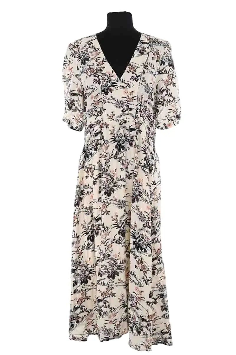 Robe Ba&Sh Ecru en Synthétique, taille L - Seconde Main