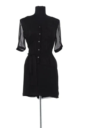 Robe Sonia Rykiel Noir en Synthétique, taille S - Seconde Main