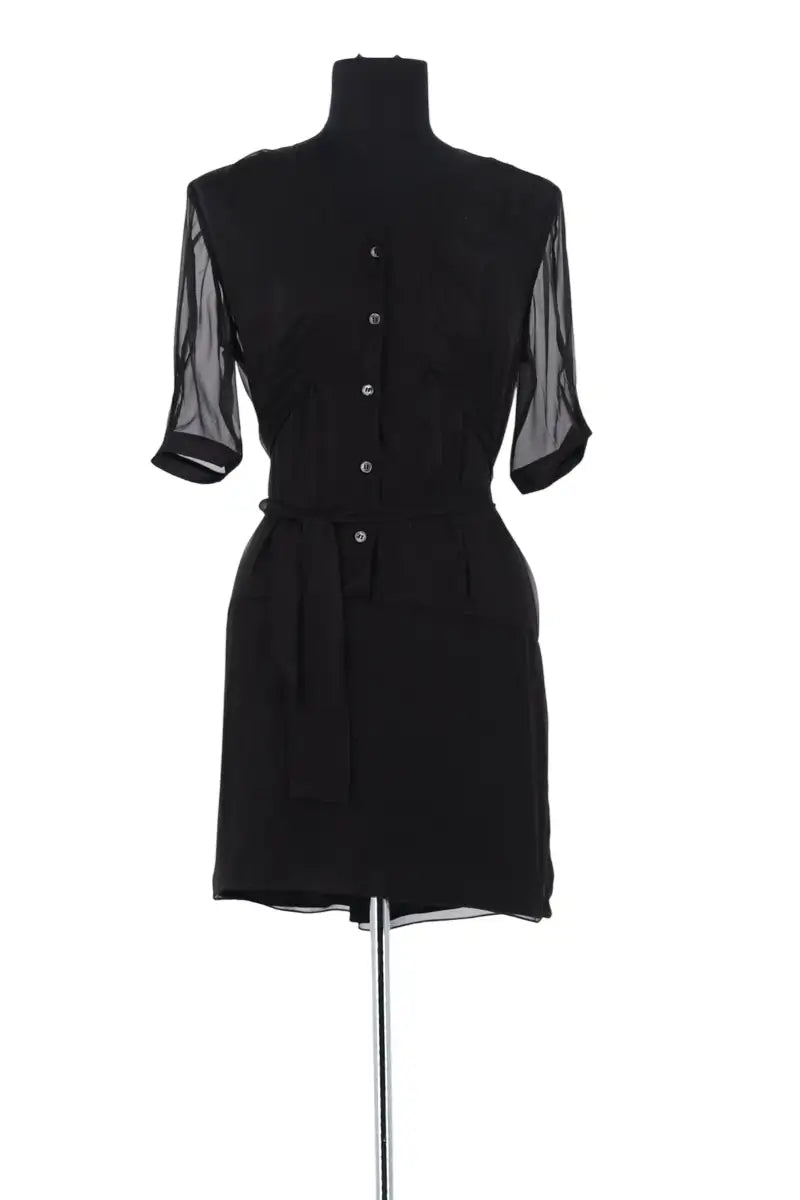 Robe Sonia Rykiel Noir en Synthétique, taille S - Seconde Main