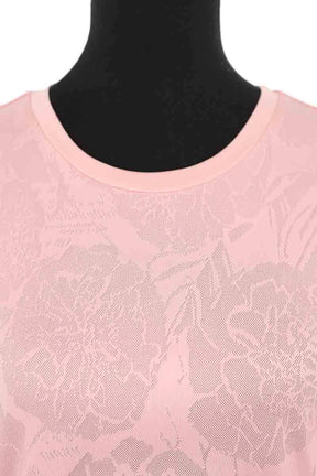 Haut de sport Adidas Rose en Polyester