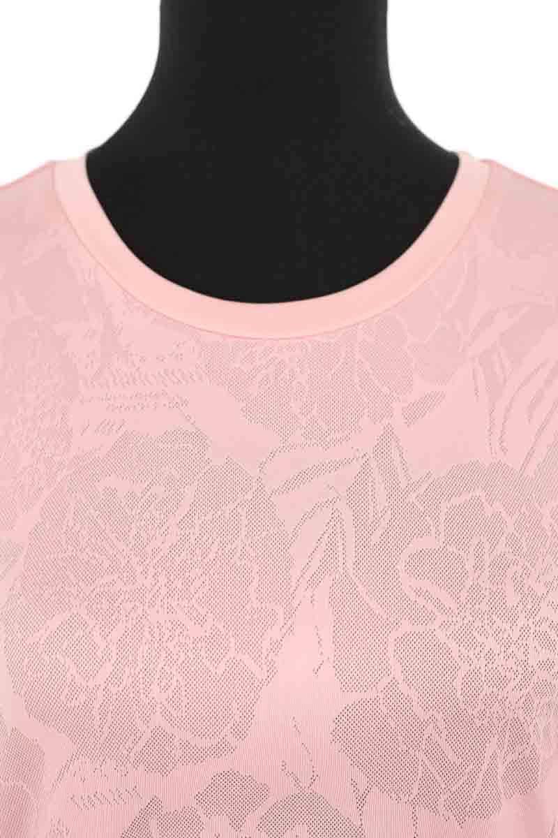 Haut de sport Adidas Rose en Polyester
