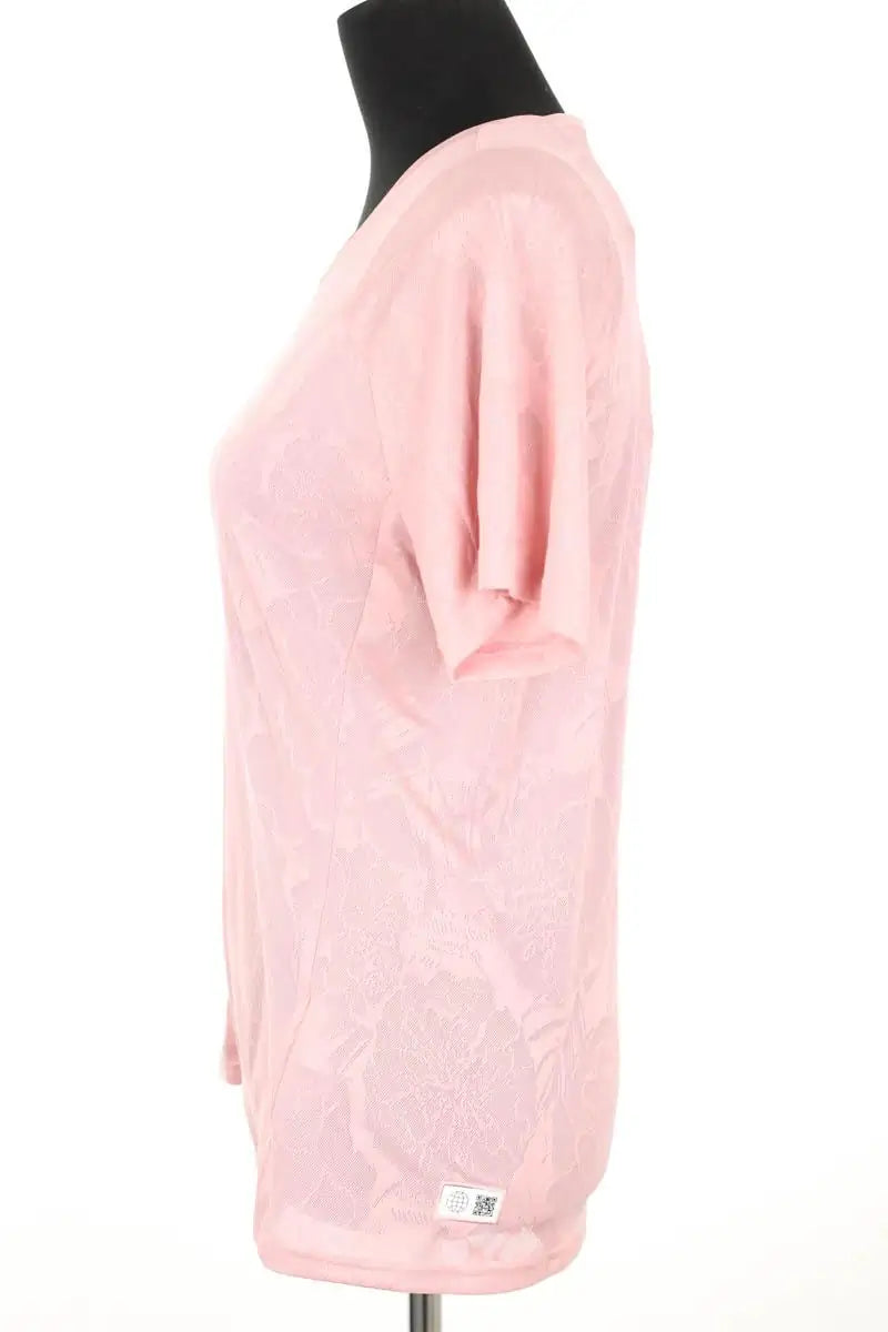 Haut de sport Adidas Rose en Polyester