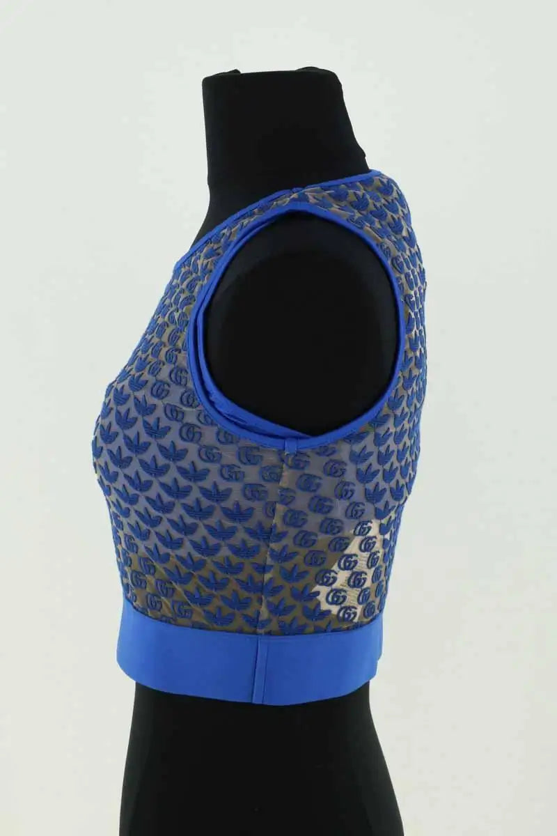 Haut de sport Gucci Bleu en Synthétique