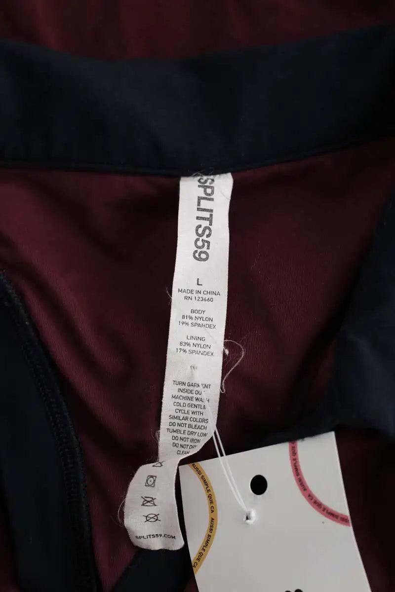 Haut de sport SPLITS59 Bordeaux en Synthétique