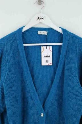 Cardigan American Vintage Bleu en Synthétique