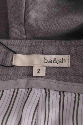 Mini short Ba&Sh Gris en Laine