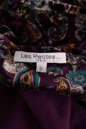 Robe Les Petites Violet en Velours