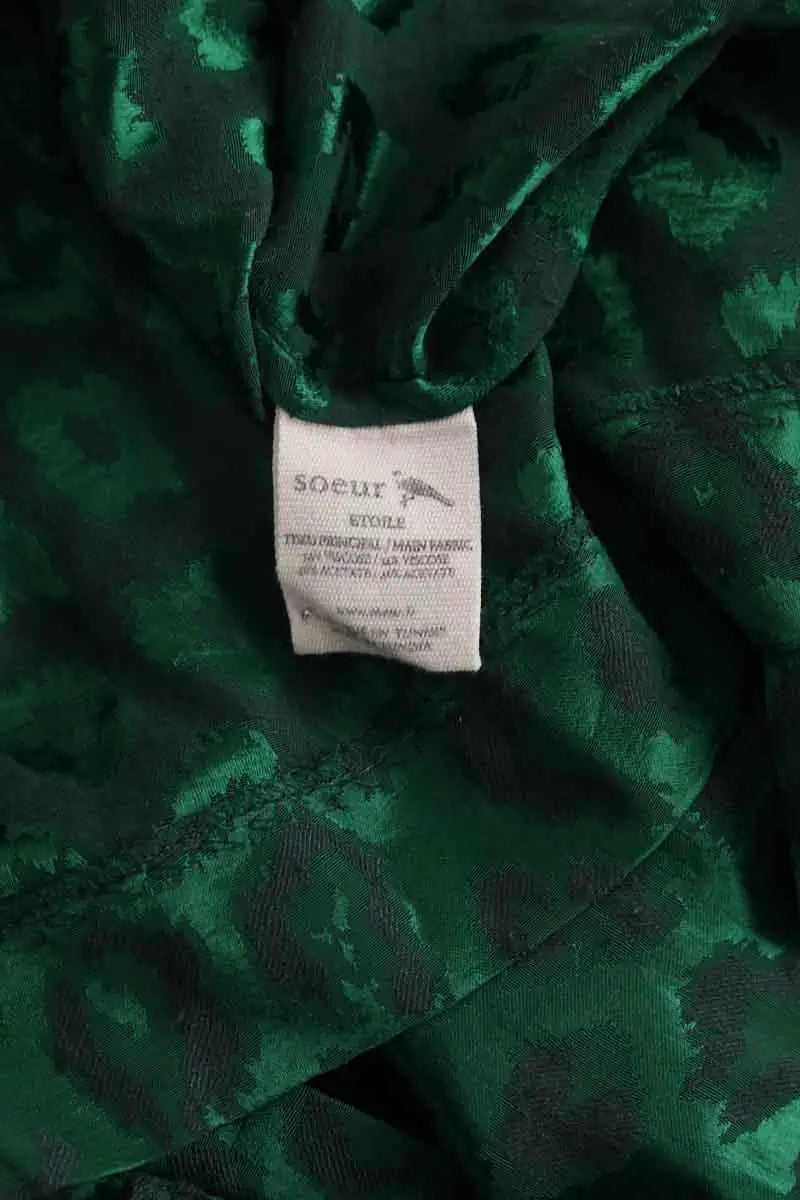 Robe Soeur Vert en Viscose