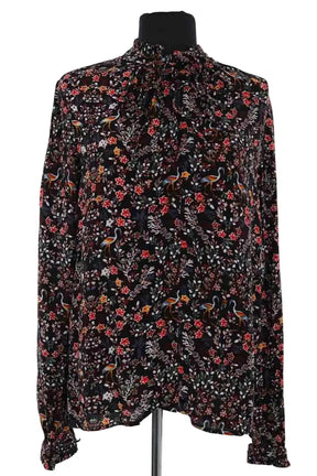 Blouse Idano Noir en Viscose, taille XS - Seconde Main