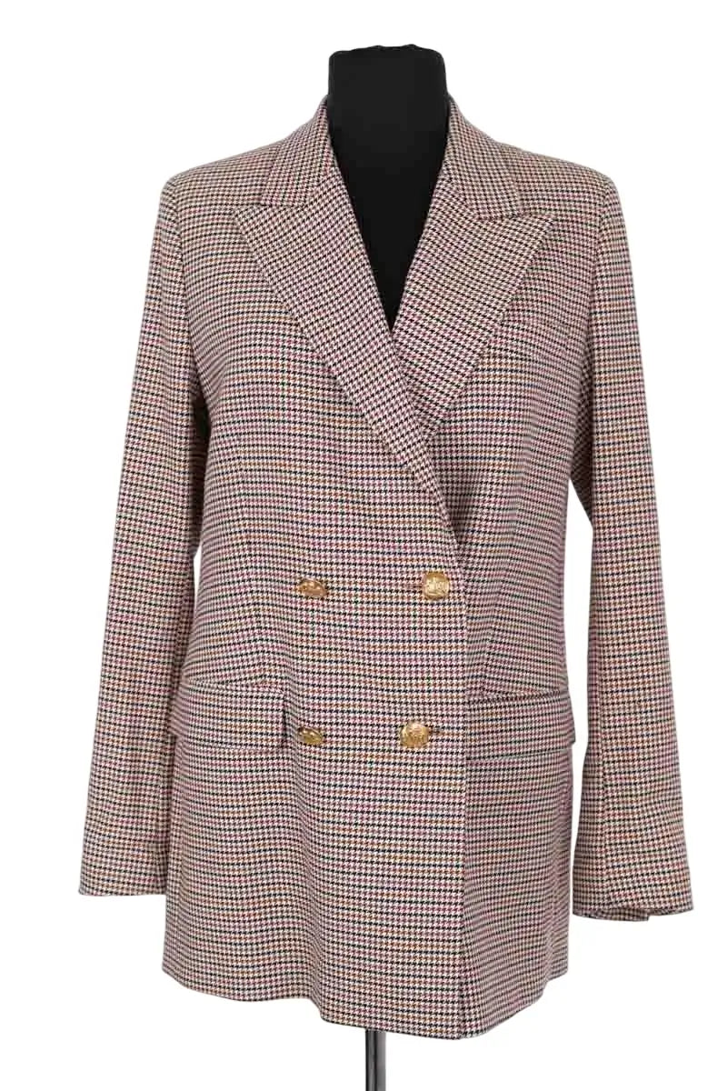 Blazer Essentiel Antwerp Blanc en Synthétique, taille XS - Seconde Main
