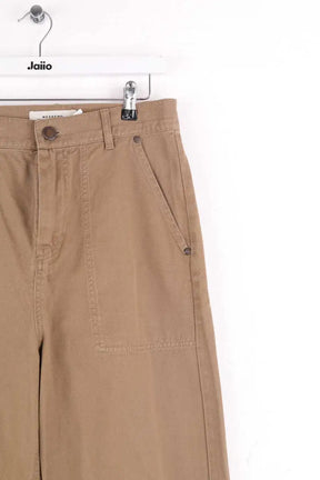 Jean large Max Mara Beige en Coton