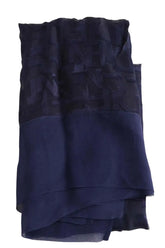 Étole Fendi Bleu en Viscose - Seconde Main