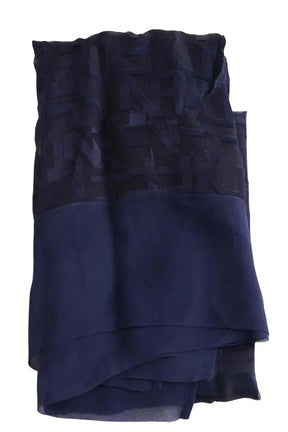 Étole Fendi Bleu en Viscose - Seconde Main