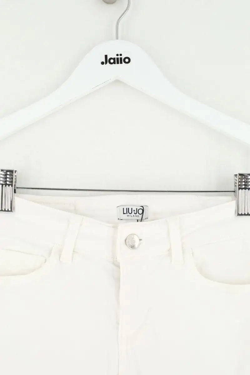 Jean slim Liu Jo Blanc en Coton