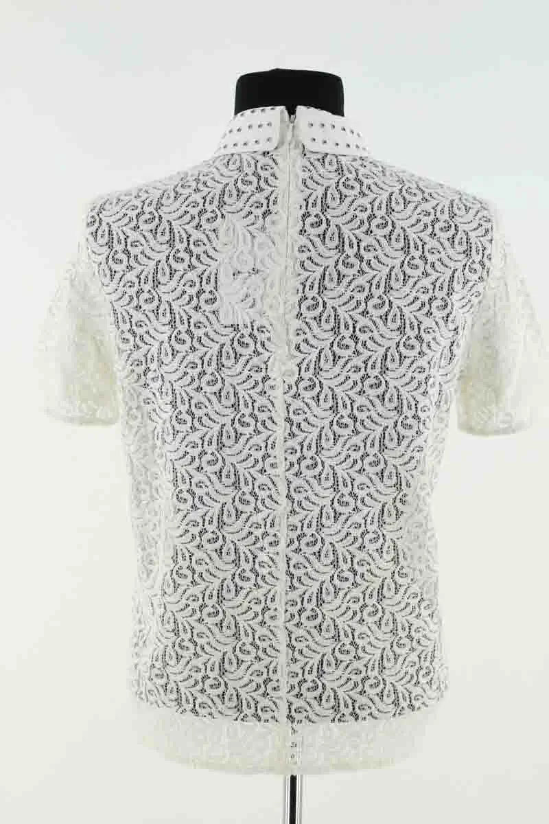 Blouse The Kooples Blanc en Coton