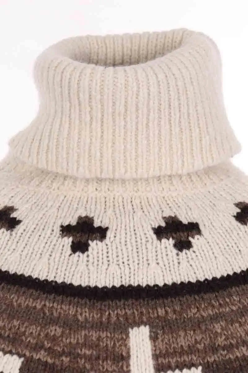 Pull Ralph Lauren Naiomi Glasses Blanc en Laine
