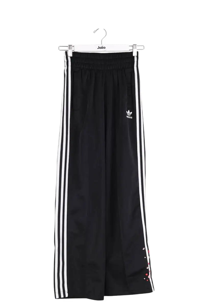 Pantalon droit Adidas Noir en Synthétique, taille XS - Seconde Main