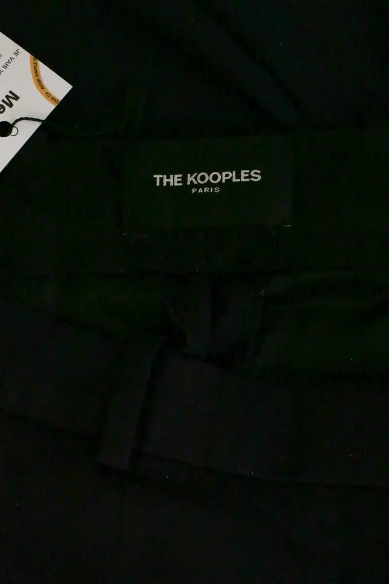 Pantalon droit The Kooples Noir en Laine