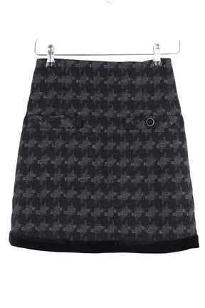 Jupe Sandro Noir en Coton, taille XS - Seconde Main