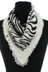 Carré Notshy Blanc en Cachemire - Seconde Main