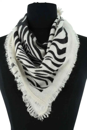 Carré Notshy Blanc en Cachemire - Seconde Main