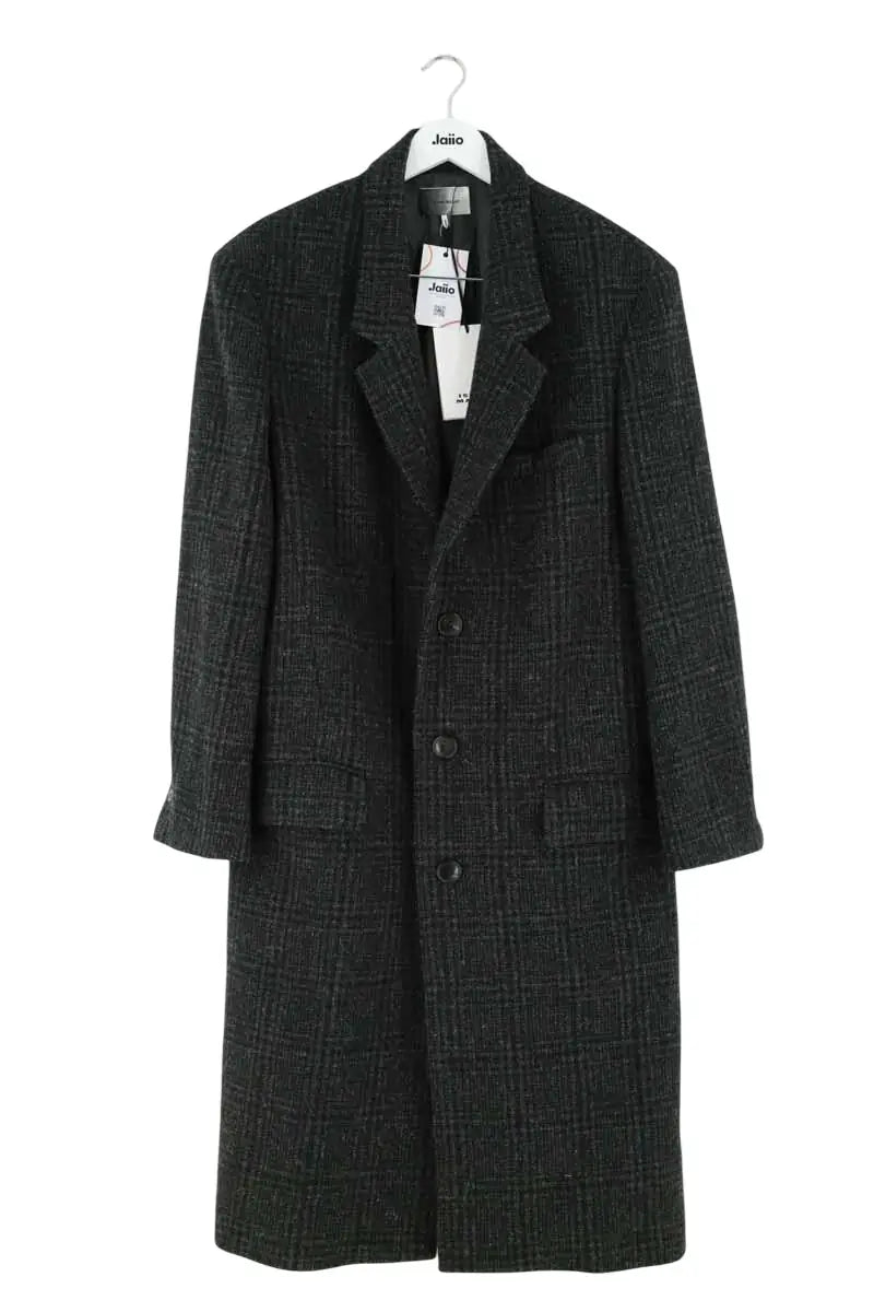Manteau Isabel Marant Anthracite en Laine, taille 4XL - Seconde Main