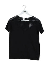 Blouse Maje Noir en Synthétique, taille M - Seconde Main