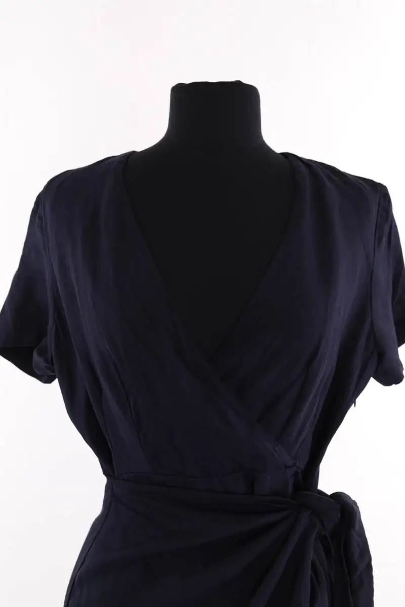 Robe Claudie Pierlot Marine en Viscose