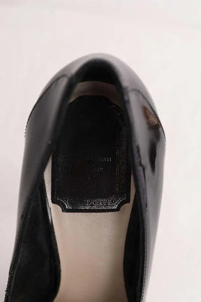 Talons Dior Noir en Cuir verni