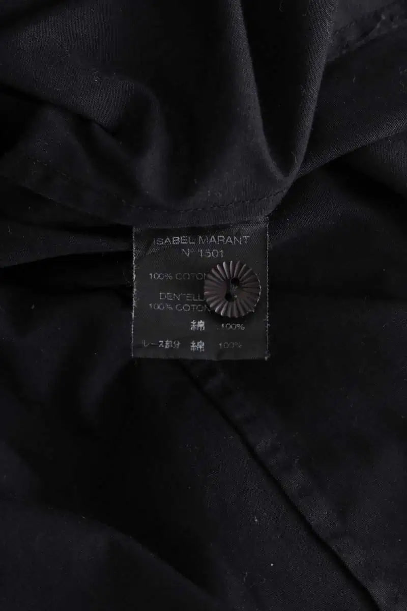 Blouse Isabel Marant Étoile Noir en Coton