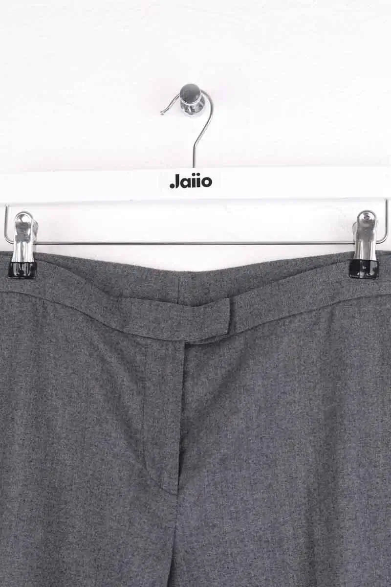 Pantalon droit Maje Gris en Laine