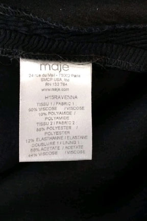 Robe Maje  Noir